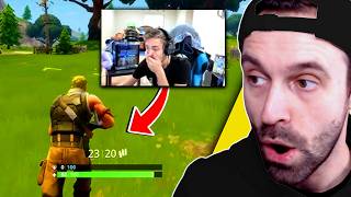 La PREMIÈRE GAME de NINJA (REACT Fortnite)