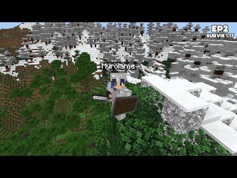 I have to find the New Mountain biome!  - Episode 2 Survival Minecraft Beta 1.17