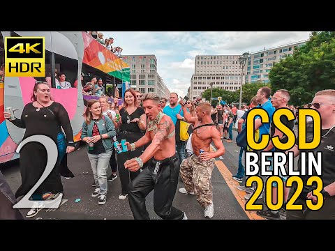 🏳️‍🌈 CSD Berlin Pride 2023 - Part 2 of 4 | Potsdamer Platz | 4K HDR
