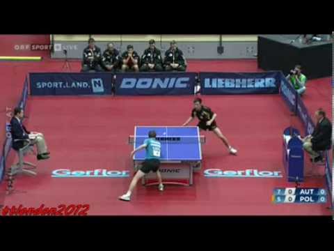 Wang Zeng Yi vs Robert Gardos (European Championships 2013)