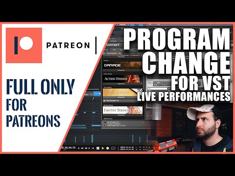 #6 - How to use VST Program Change in Studio One 4 for LIVE SESSION - Studio One Tutorial