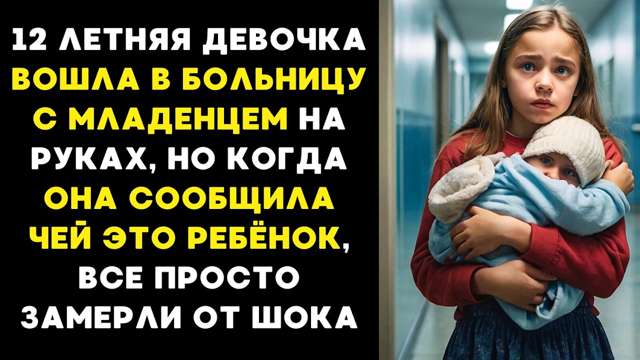 12 ЛЕТНЯЯ девочка вошла в больницу с МЛАДЕНЦЕМ на руках, но Когда она сообщила чей это ребёнок, то..