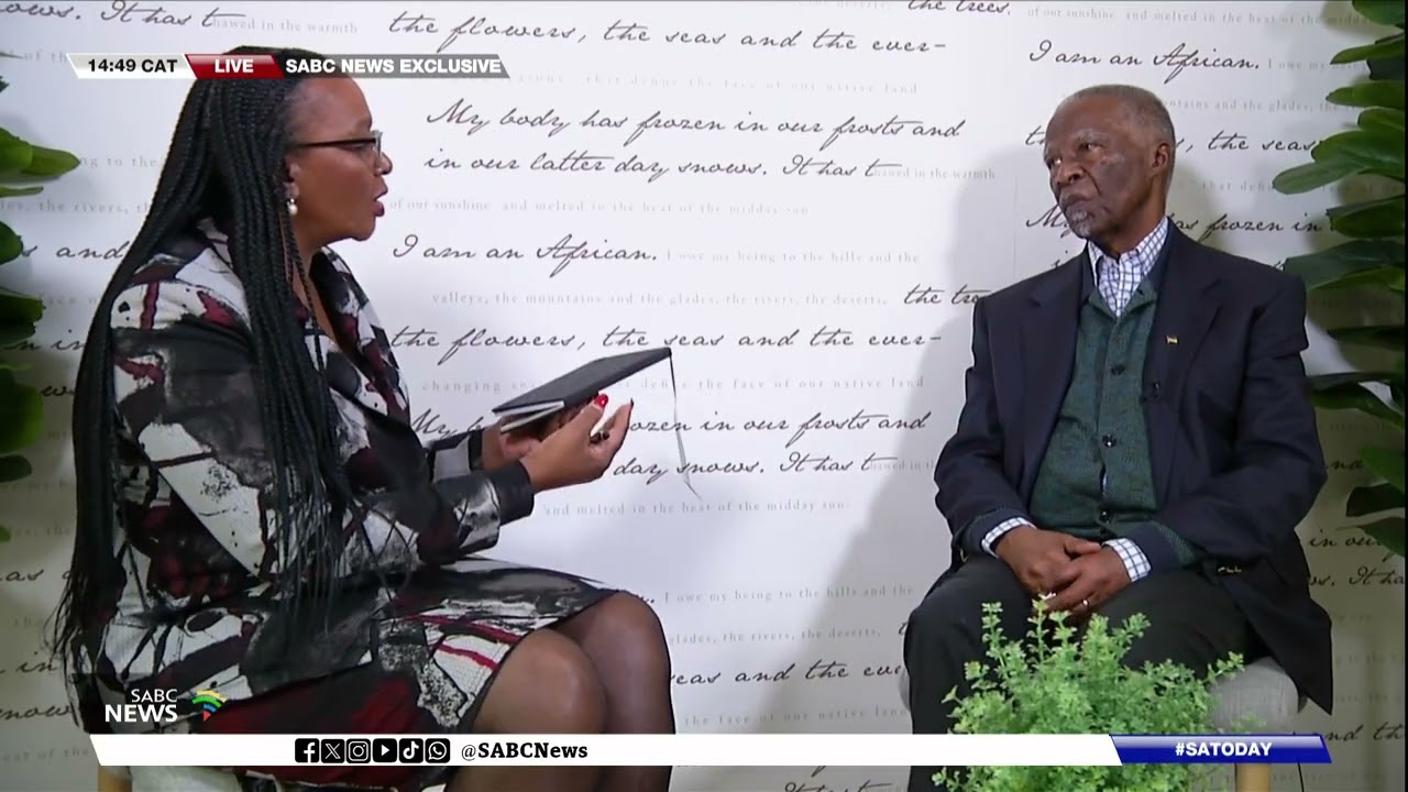 Former President Thabo Mbeki speaks about Tito Mboweni