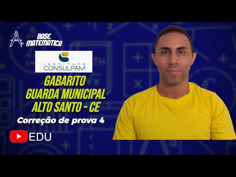 Gabarito CONSULPAM - Guarda Municipal -  Alto Santo - CE