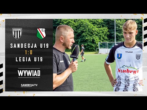 CLJ U19: Sandecja Nowy Sącz - Legia Warszawa 1:0 (1:0), rozmowa z Patrykiem Kupczakiem | 09.09.2023