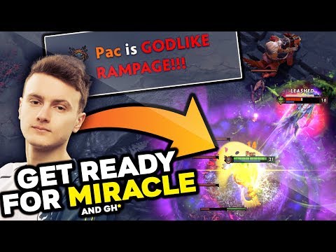 Miracle & GH Best Duo in Dota 2 - Miracle road to TOP 1 with Slark, First Rampage on 7.23 Patch