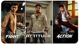 Vijay Thalapathy attitude Whatsapp Status Vijay Th