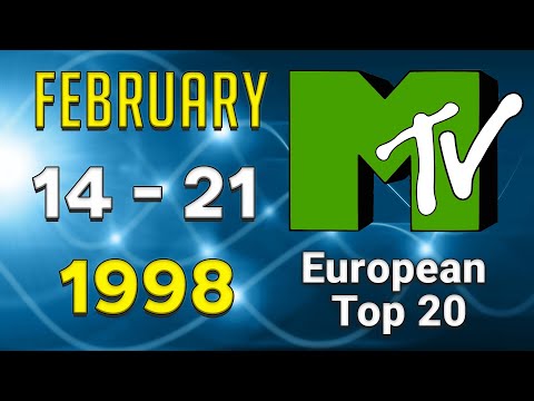 MTV's European Top 20 🎹 1998 February,14