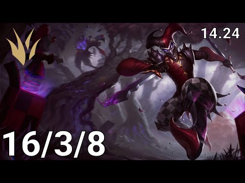 Shaco Jungle vs Zac - EUW Master | Patch 14.24