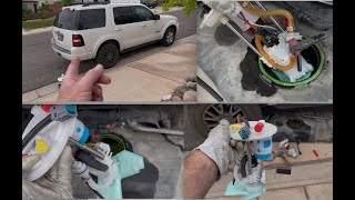 2002-2010 ford explorer mecury mountaineer fuel pump and fuel filter replacement