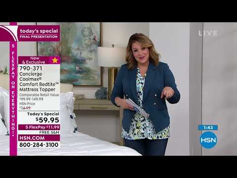 HSN | Concierge Bedding Collection 17th Anniversary 08.09.2022 - 10 PM