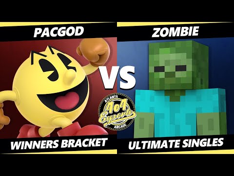 4o4 Smash Night 24 - PacGod (Pac-Man) Vs. Zombie (Steve) SSBU Ultimate Tournament