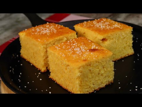 Golden Homemade Cornbread Recipe | How To Make Cornbread
