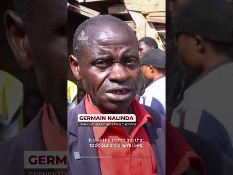 Funerals for children killed after fire spreads to school in DR Congo | AJ #shorts