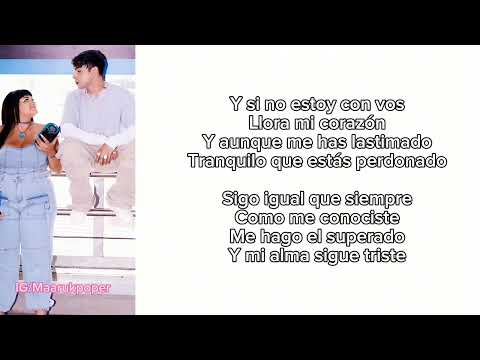 RusherKing ,Flor Alvarez - Con Vos (LETRA)