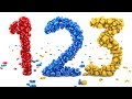 Learn Numbers With 3D Colorful Candies Colors Numbers Collection For Children