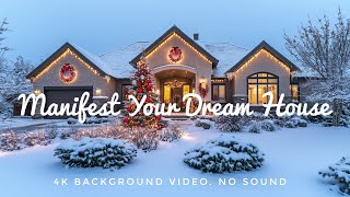 4k Your Winter Dream House - Background Video