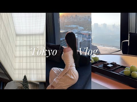 Traveling in Tokyo🗻$2000/night Aman Tokyo, YORONIKU's wagyu yakiniku, Azabu Hills Christmas market
