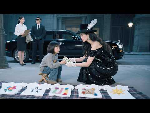 女總裁幫了路邊賣衣服的小女孩，岂料13 年後小女孩成了她的救命恩人 #Shortplay #drama #chinese short drama eng sub