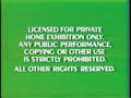 Green FBI Warnings 1984 1991 Canadian