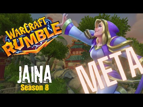 Warcraft Rumble PvP : Jaina META Turlte deck 16k+ ( Adrenalin rush / Bounty hunt ) S8W3