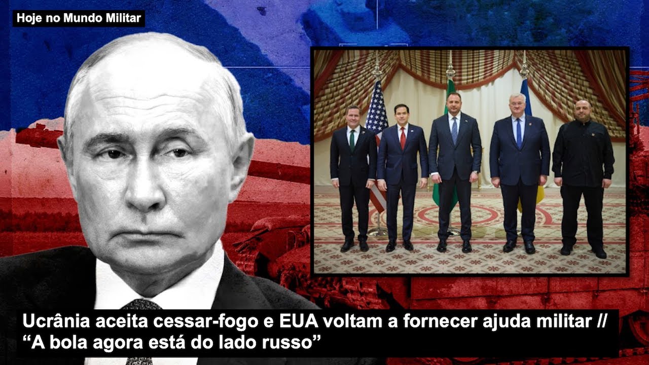 Ucrânia aceita cessar-fogo e EUA voltam a fornecer ajuda militar – “A bola agora está do lado russo”