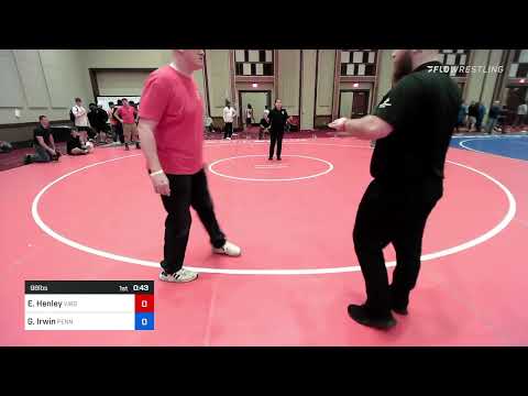 98 Lbs Rr Rnd 5 - Emmitt Henley, Virginia Team Predator Wrestling Club Vs Garrett Irwin, Pennsylva