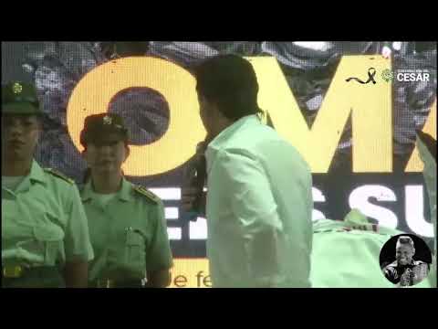 Despedida de silvestre Dangond a Omar geles.