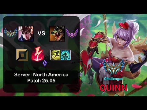 Quinn Top vs Renekton - NA Challenger - Patch 25.05