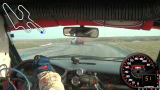 Skid Marks Racing chasing Pulp Friction, ECR LeMons December 2011