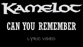Kamelot - Can You Remember (Live Japanese Bonus) - 1999 - Lyric Video