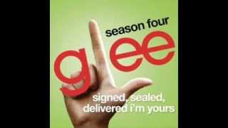 Glee - Signed, Sealed, Delivered, I&#39;m Yours (Sped Up)