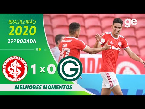 INTERNACIONAL 1 X 0 GOIÁS | MELHORES MOMENTOS | 29ª RODADA BRASILEIRÃO 2020 | ge.globo