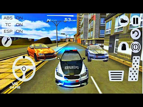 Porsche Police Car vs City Racers  - Extreme Car Driving - Android Gameplay video