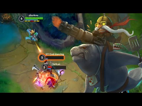 shurkou bullies his enemies with BUFFED Corki!