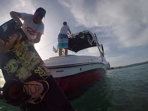Wakeboarden Bodensee/Untersee mit Felix´ Mastercraft 10.06.2018
