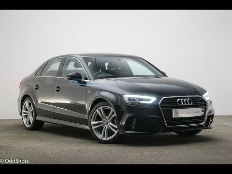 GL18YTD AUDI A3 TFSI S LINE BLACK 2018, Reading Audi