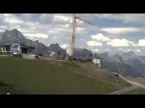 Neue Steinbergbahn Bergstation - Timelapse Juni HD