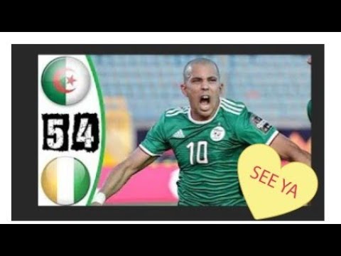 Ivory Coast Vs Algeria(4-5) all goals and highlights.   (Afcon)