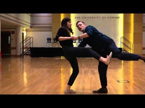 Rock Chalk Swing 2016 - Classic Lindy Hop Moves (twist around, tango, crazy legs)