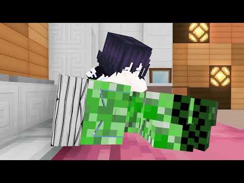 POOR LITTLE CREEPER SAD STORY   MINECRAFT MONSTER SCHOOL