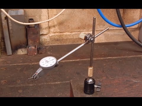 Make a magnetic test indicator base - easy metal lathe project