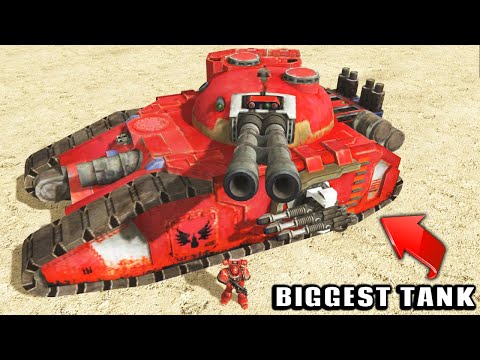 Fellblade Super-Heavy Tank makes BOOM - WARHAMMER 40000