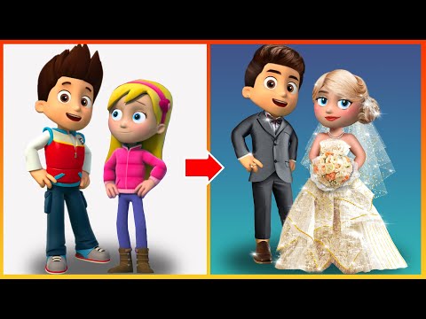 Ryder Paw Patrol And Katie Paw Patrol Get Married - Paw Patrol The Glow Up