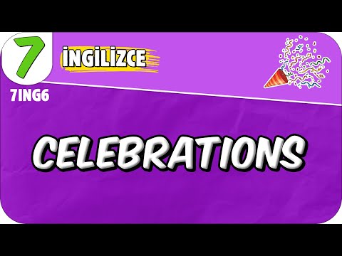Celebrations 📚 7. Sınıf İngilizce #2025