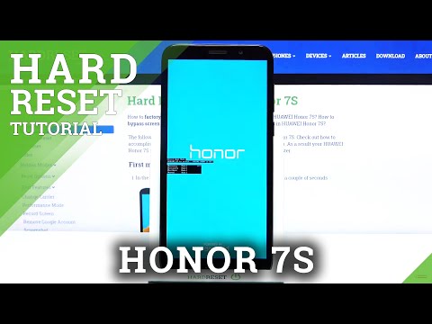 Hard Reset HONOR 7S – Bypass Screen Lock / Restore Defaults using Recovery Mode