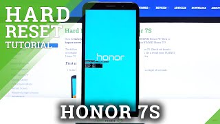 Hard Reset HONOR 7S – Bypass Screen Lock / Restore Defaults using Recovery Mode