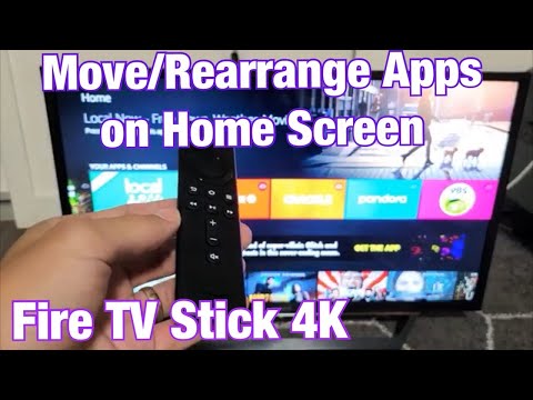 Fire TV Stick 4K: How to Move/Rearrange Apps on Home Screen