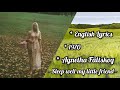 Agnetha Fältskog Sleep Well My Little Friend English Lyrics Sov Gott Min Lilla Vän