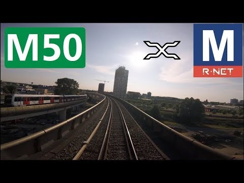 🚇 GVB R-net Amsterdam Metrolijn 50 Cabinerit Isolatorweg - Gein Driver's view POV 2018